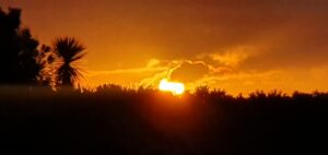 sunsetting at Ōkārito