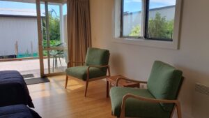 Comfortable studio lounge seating