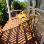 Comfortable exterior seating